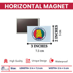 Horizontal Magnet - State Seal Alabama - USA
