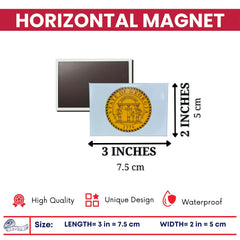 Horizontal Magnet - State Seal Georgia - USA