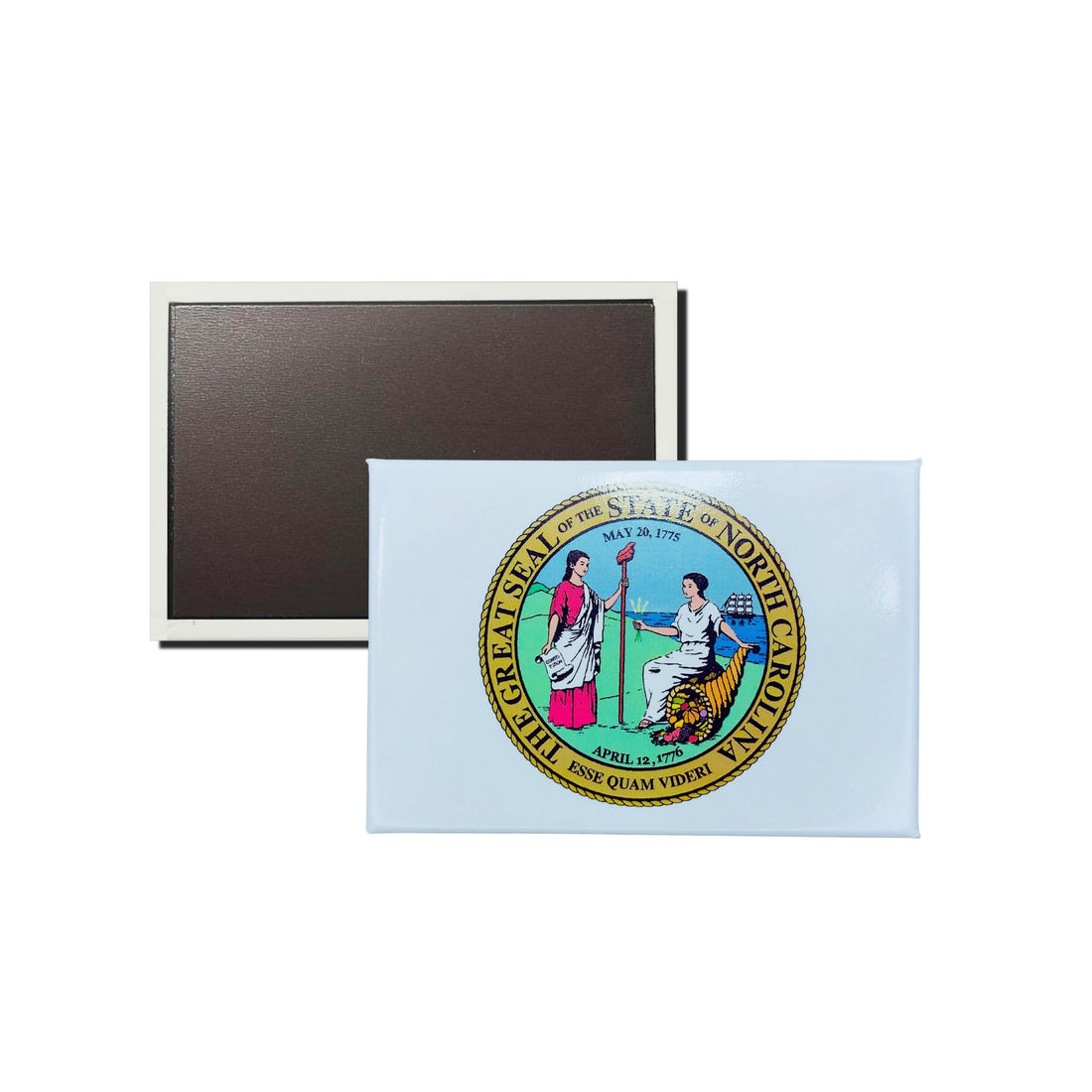 Horizontal Magnet - State Seal North Carolina - USA