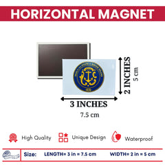 Horizontal Magnet - State Seal Rhode Island - USA