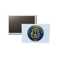 Horizontal Magnet - State Seal Rhode Island - USA