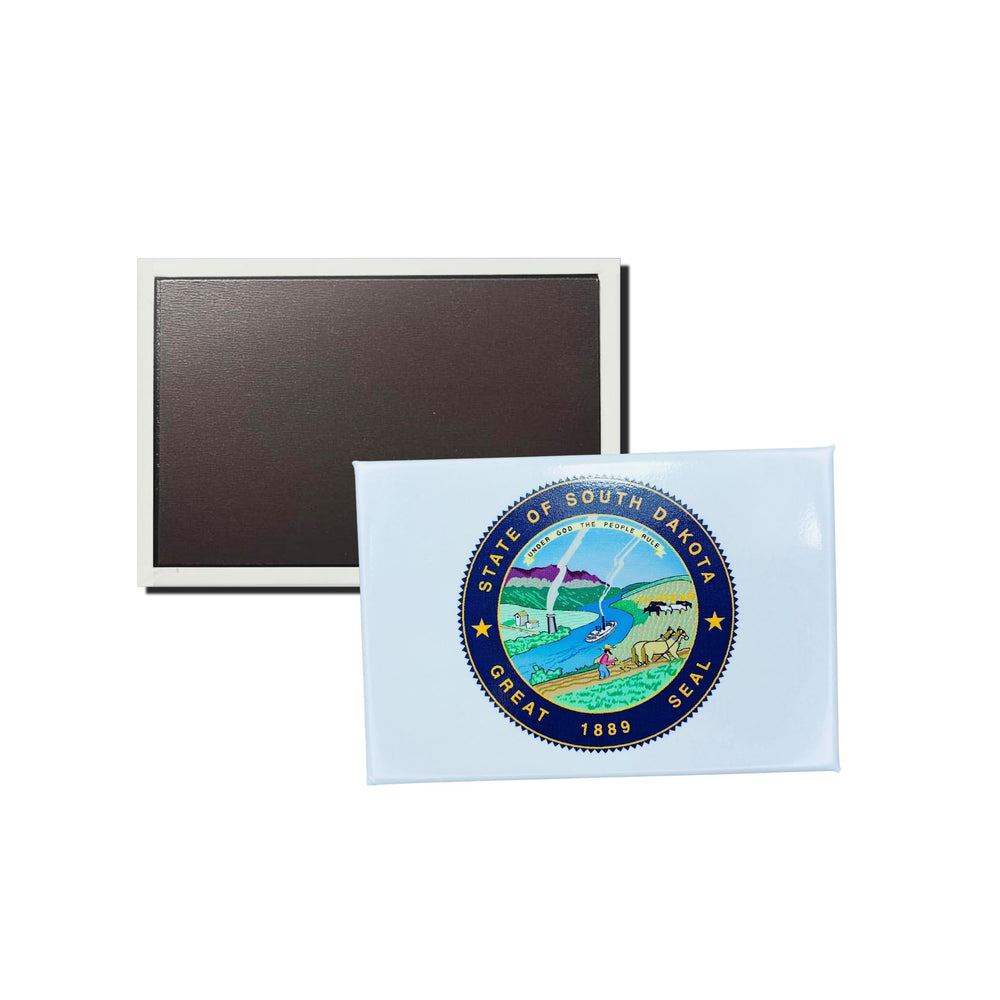 Horizontal Magnet - State Seal South Dakota - USA