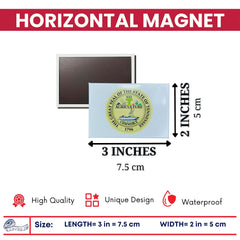 Horizontal Magnet - State Seal Tennessee - USA