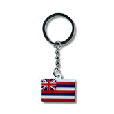 Metal Keychain - State Flag Hawaii - USA