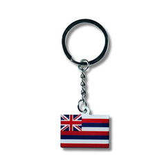 Metal Keychain - State Flag Hawaii - USA