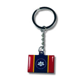 Metal Keychain - State Flag Mississippi - USA