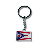 Metal Keychain - State Flag Ohio - USA