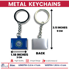Metal Keychain - State Flag South Dakota - USA