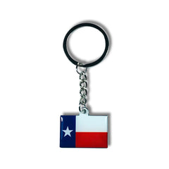 Metal Keychain - State Flag Texas - USA