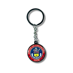 Metal Keychain - State Seal Colorado - USA