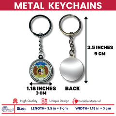 Metal Keychain - State Seal Missouri - USA