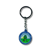 Metal Keychain - State Seal North Dakota - USA