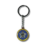 Metal Keychain - State Seal Oklahoma - USA