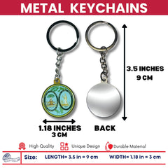 Metal Keychain - State Seal South Carolina - USA