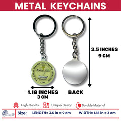 Metal Keychain - State Seal Tennessee - USA