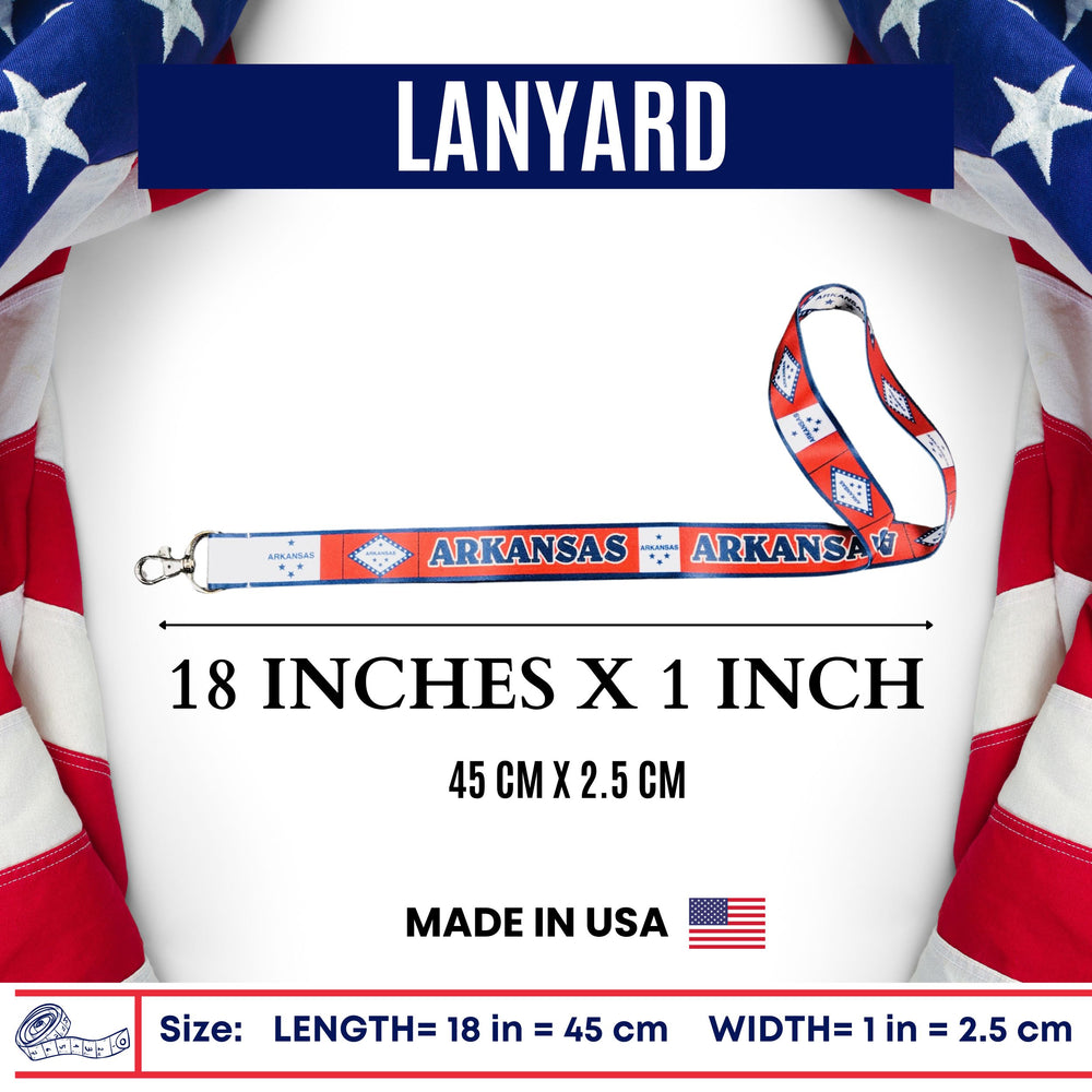 Lanyard - State Flag Arkansas - USA - L062
