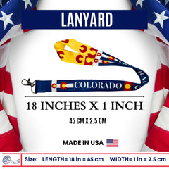 Lanyard - State Flag Colorado - USA - L065