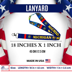 Lanyard - State Flag Michigan - USA - L078