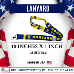 Lanyard - State Flag Montana - USA - L082
