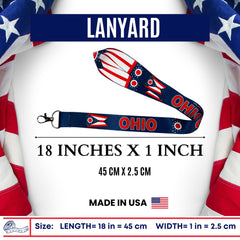 Lanyard - State Flag Ohio - USA - L107