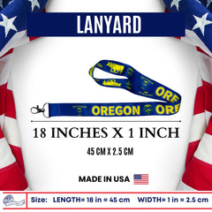 Lanyard - State Flag Oregon - USA - L109
