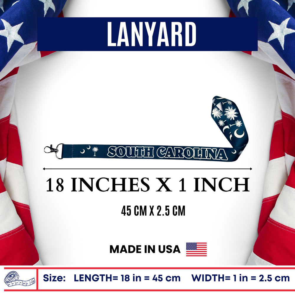 Lanyard - State Flag South Carolina - USA - L094