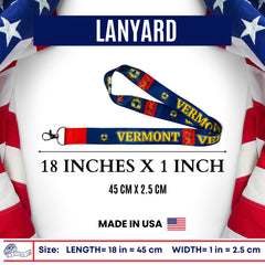 Lanyard - State Flag Vermont - USA - L099