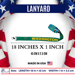 Lanyard - State Flag Washington - USA - L101