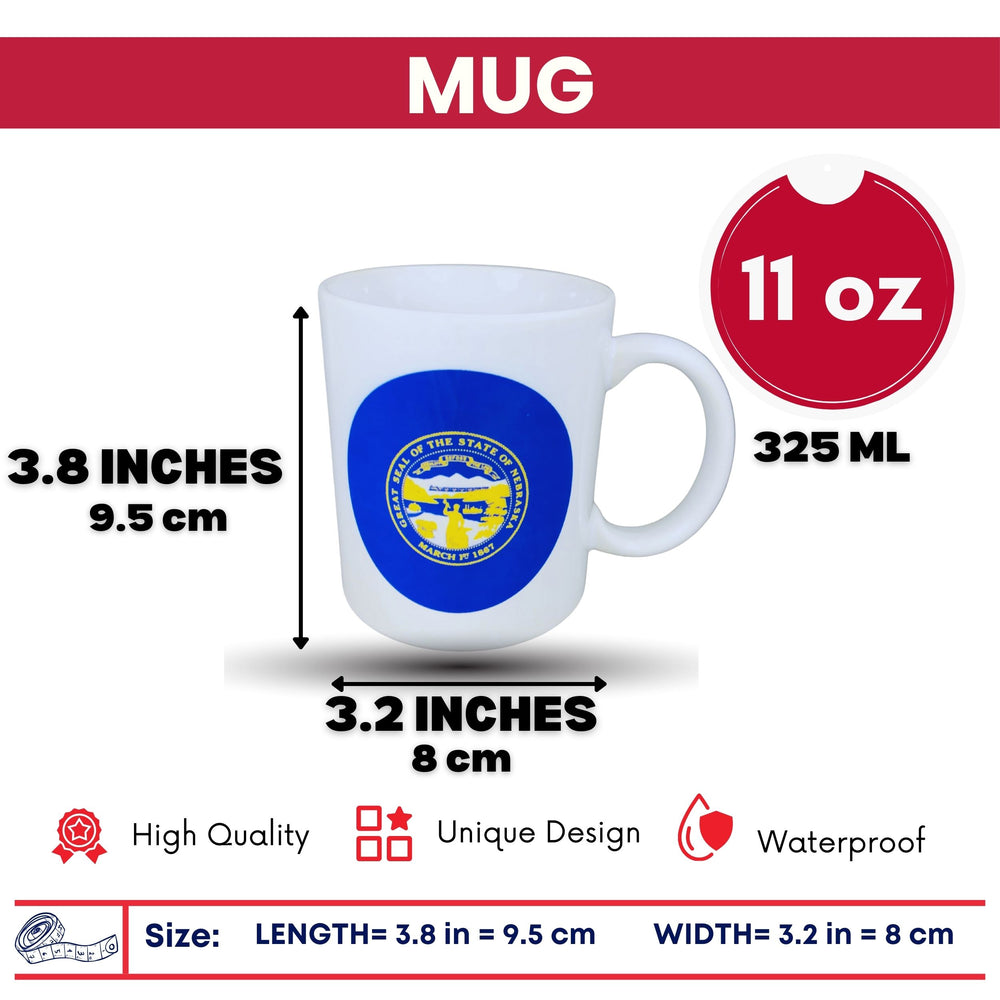 Mug - State Flag Nebraska - USA