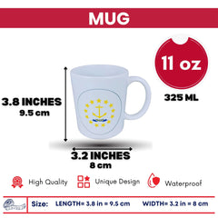 Mug - State Flag Rhode Island - USA
