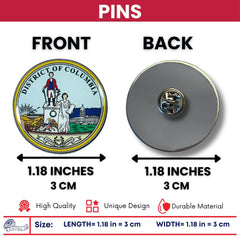 Pin - Seal District of Columbia - USA