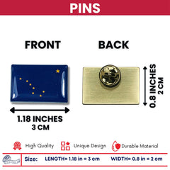 Pin - State Flag Alaska - USA