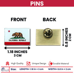Pin - State Flag California - USA