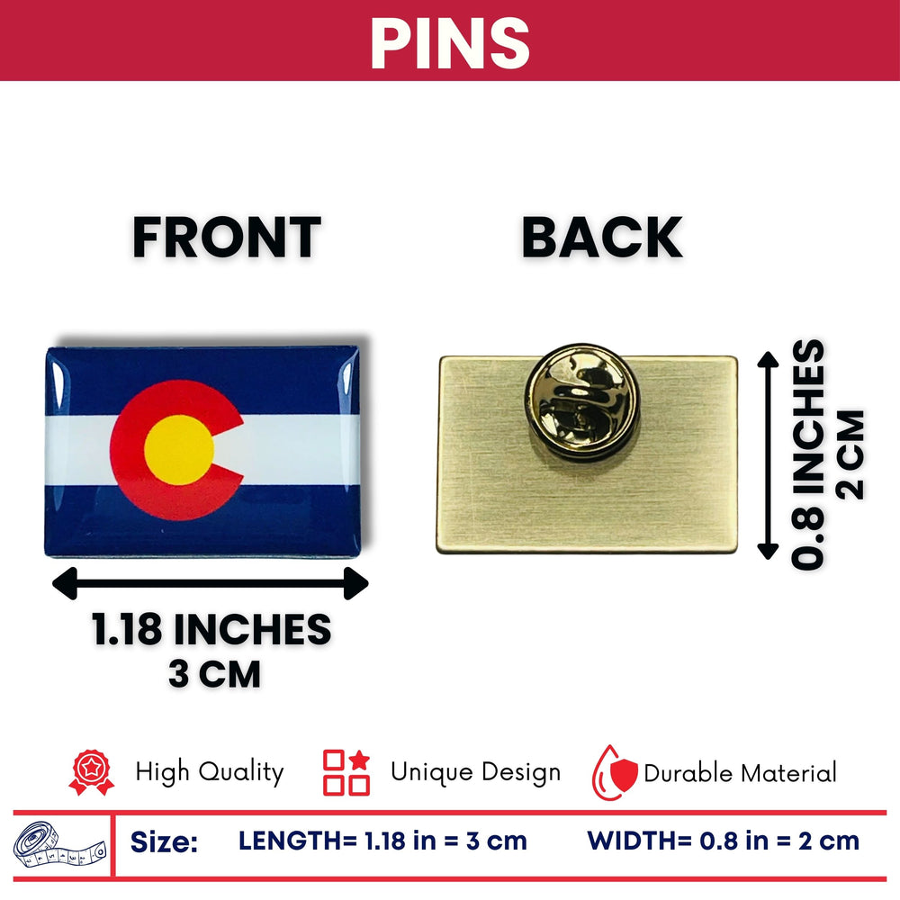 Pin - State Flag Colorado - USA