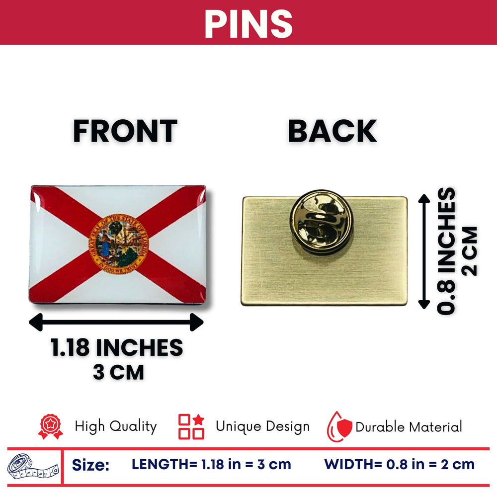 Pin - State Flag Florida - USA