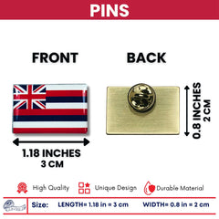 Pin - State Flag Hawaii - USA