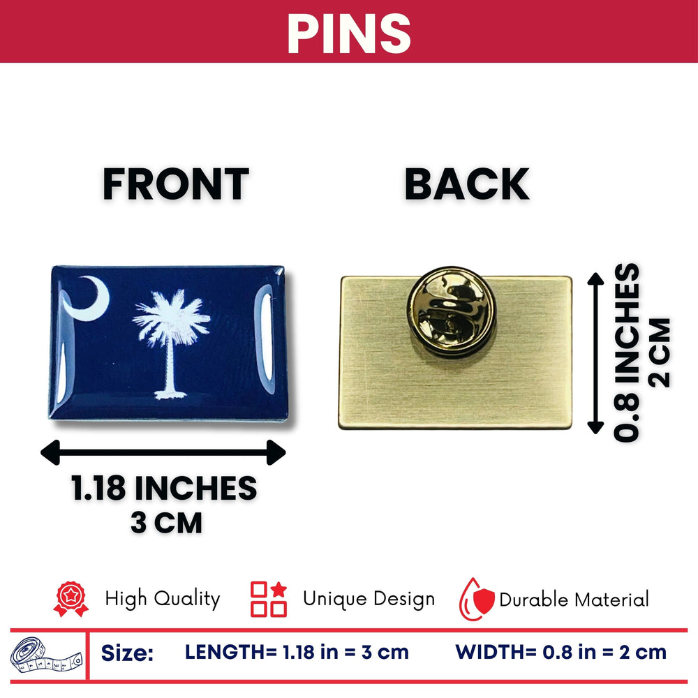 Pin - State Flag South Carolina - USA