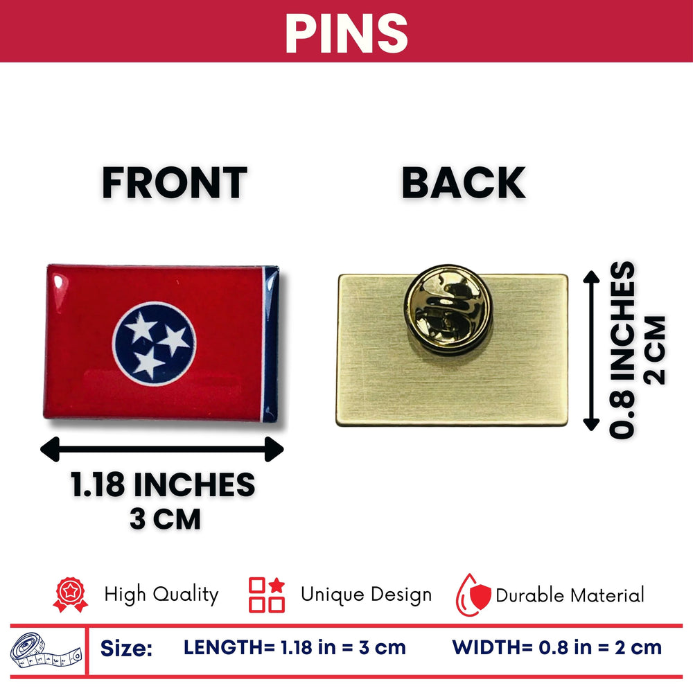 Pin - State Flag Tennessee - USA