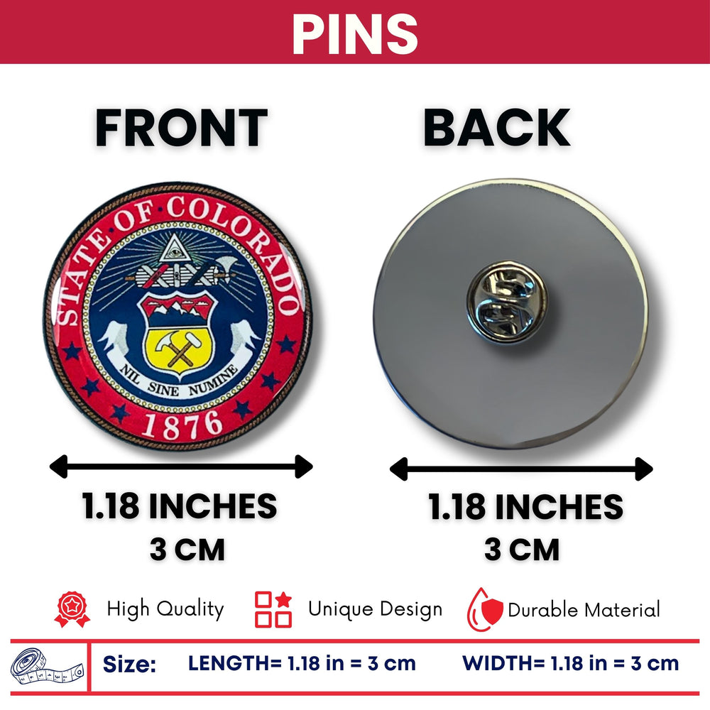 Pin - State Seal Colorado - USA