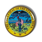 Pin - State Seal Iowa - USA