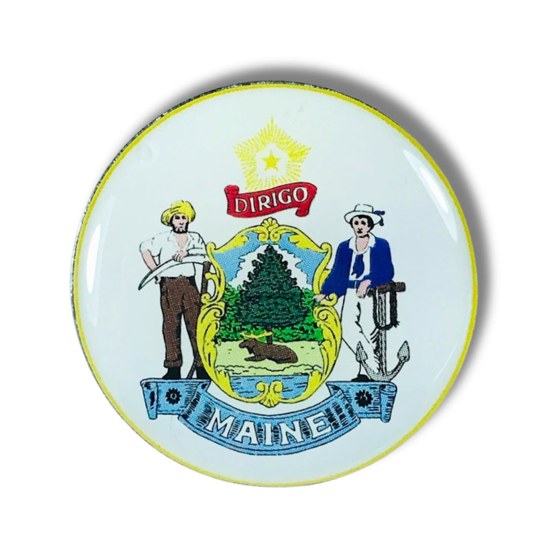 Pin - State Seal Maine - USA