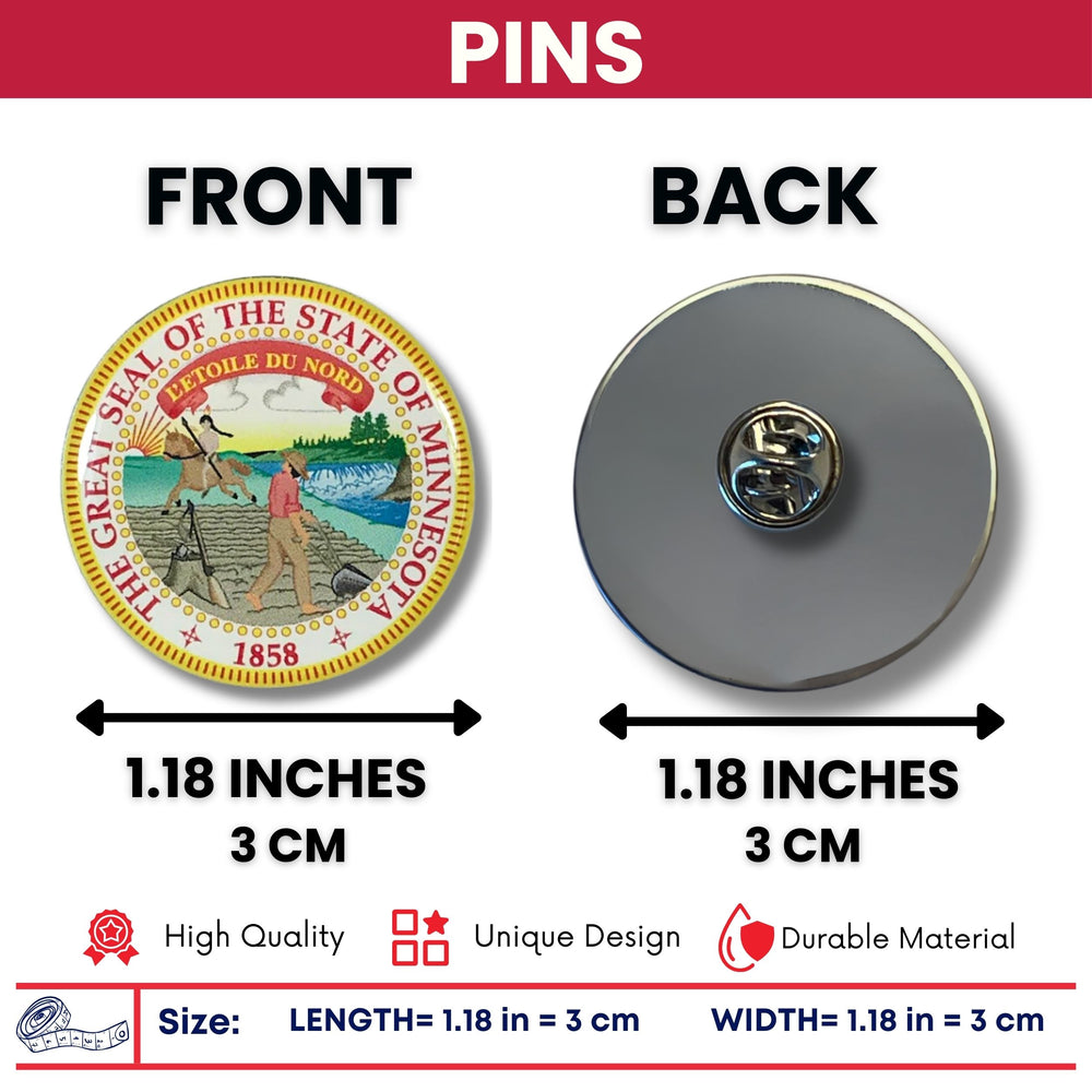 Pin - State Seal Minnesota - USA