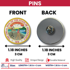 Pin - State Seal Minnesota - USA