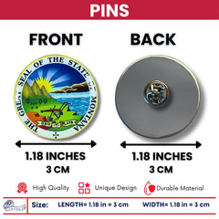 Pin - State Seal Montana - USA