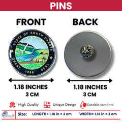 Pin - State Seal South Dakota - USA