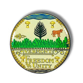 Pin - State Seal Vermont - USA