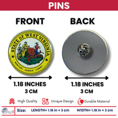 Pin - State Seal West Virginia - USA