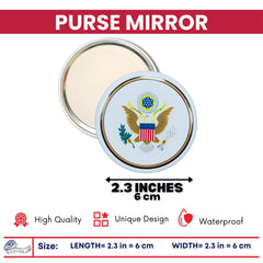 Purse Mirror - Seal United States - USA