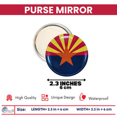 Purse Mirror - State Flag Arizona - USA