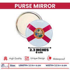 Purse Mirror - State Flag Florida - USA